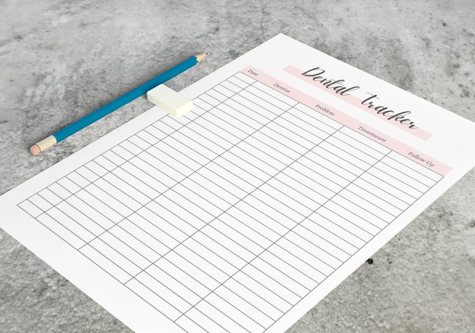 Dental Planner Dentist Planner Tracker Dentist Appointment Etsy UK