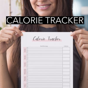 Calorie Tracker | Diet Log Schedule | Instant Download | PDF | Printables | Printable | 2022 Diet Tracker | Diet Log