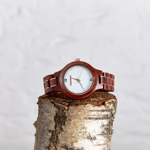 The Magnolia Handmade Wood Watch for Women image 1