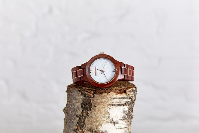 The Magnolia Handmade Wood Watch for Women image 1