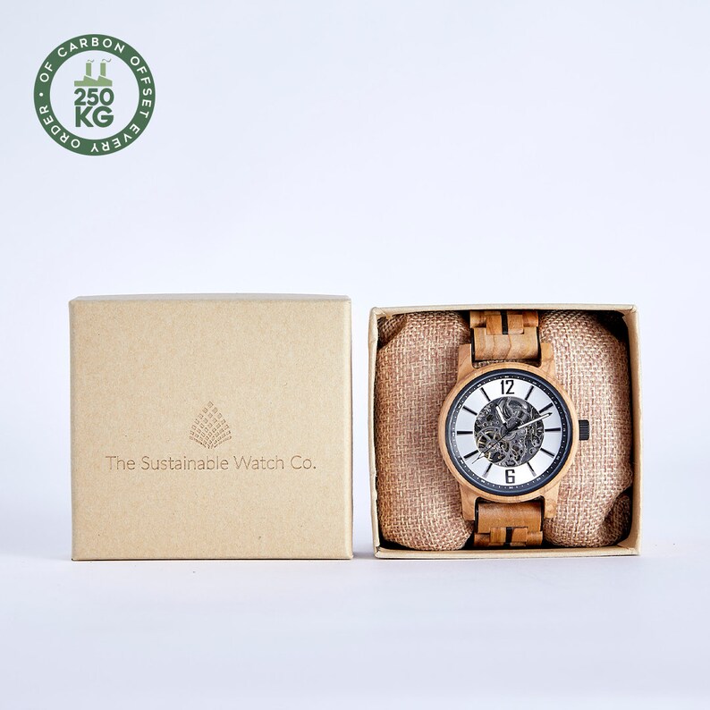 The Sycamore Mechanical Wood Watch for Men image 2