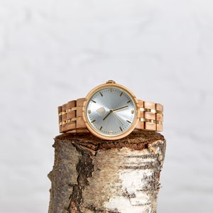 The Teak Handmade Natural Wood Wristwatch image 1