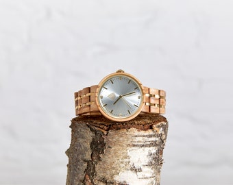 The Teak - Handmade Natural Wood Wristwatch