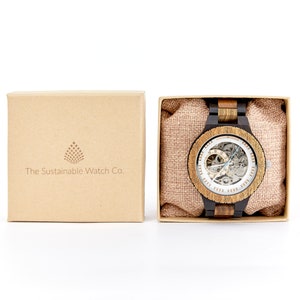 The Hemlock Mechanical Wood Watch for Men image 2