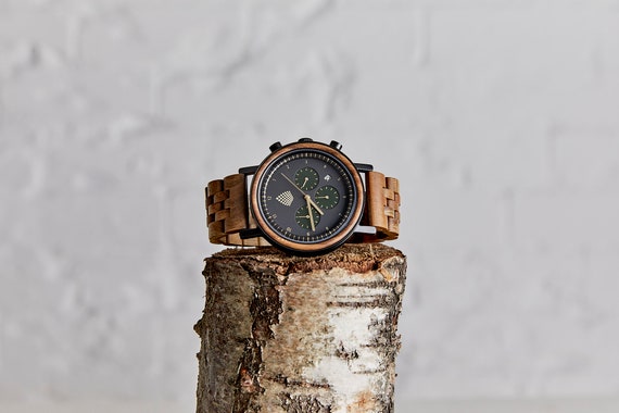 Mens Watches Wooden Eco Watch Handmade Watches Sustainable Watch Wood Wrist Watch Brown Wristwatch Analog Hand Watch the Cedar Etsy Canada