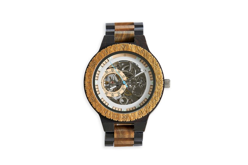 The Hemlock Mechanical Wood Watch for Men image 4