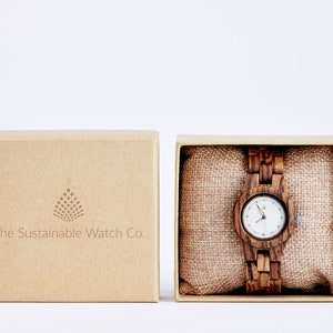 The Pine Montre en bois faite main pour femme image 2