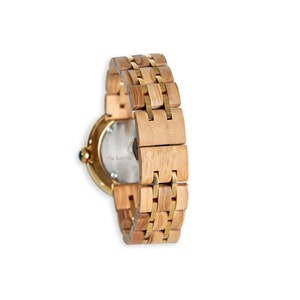 The Teak Handmade Natural Wood Wristwatch image 4