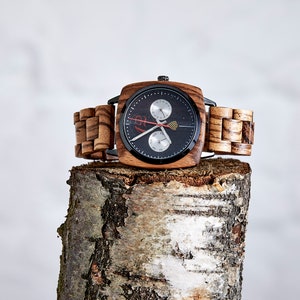 The Oak Handmade Wood Watch for Men image 1