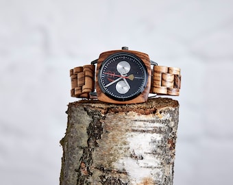 The Oak - Handgemaakt houten horloge voor heren