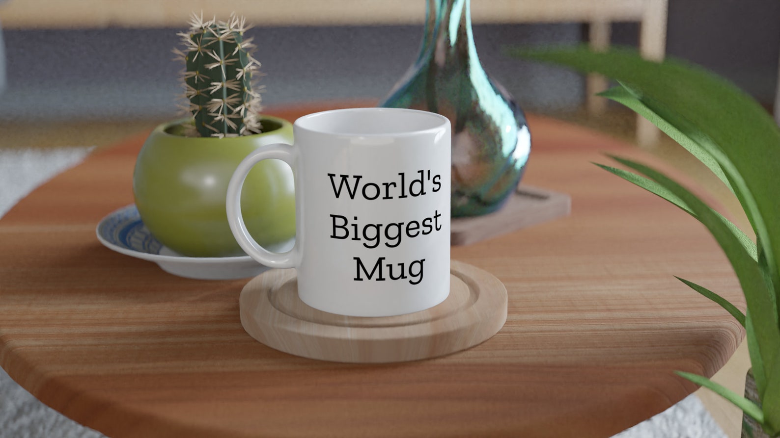 World's Biggest Mug White Ceramic Mug Etsy