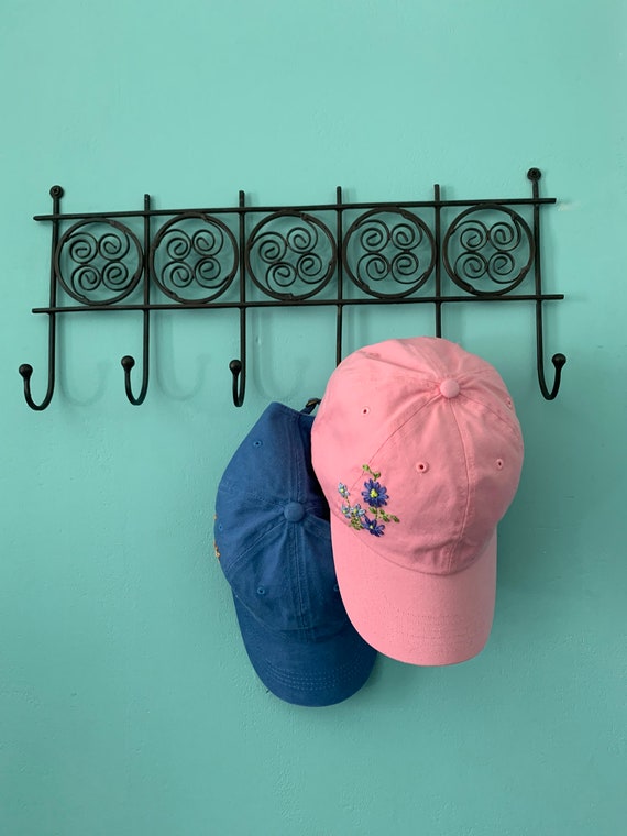 Flores azules bordadas en petalos gorra rosa sombrero bordado a mano gorra de beisbol bordada sombrero de beisbol rosa con bordado Etsy Espana