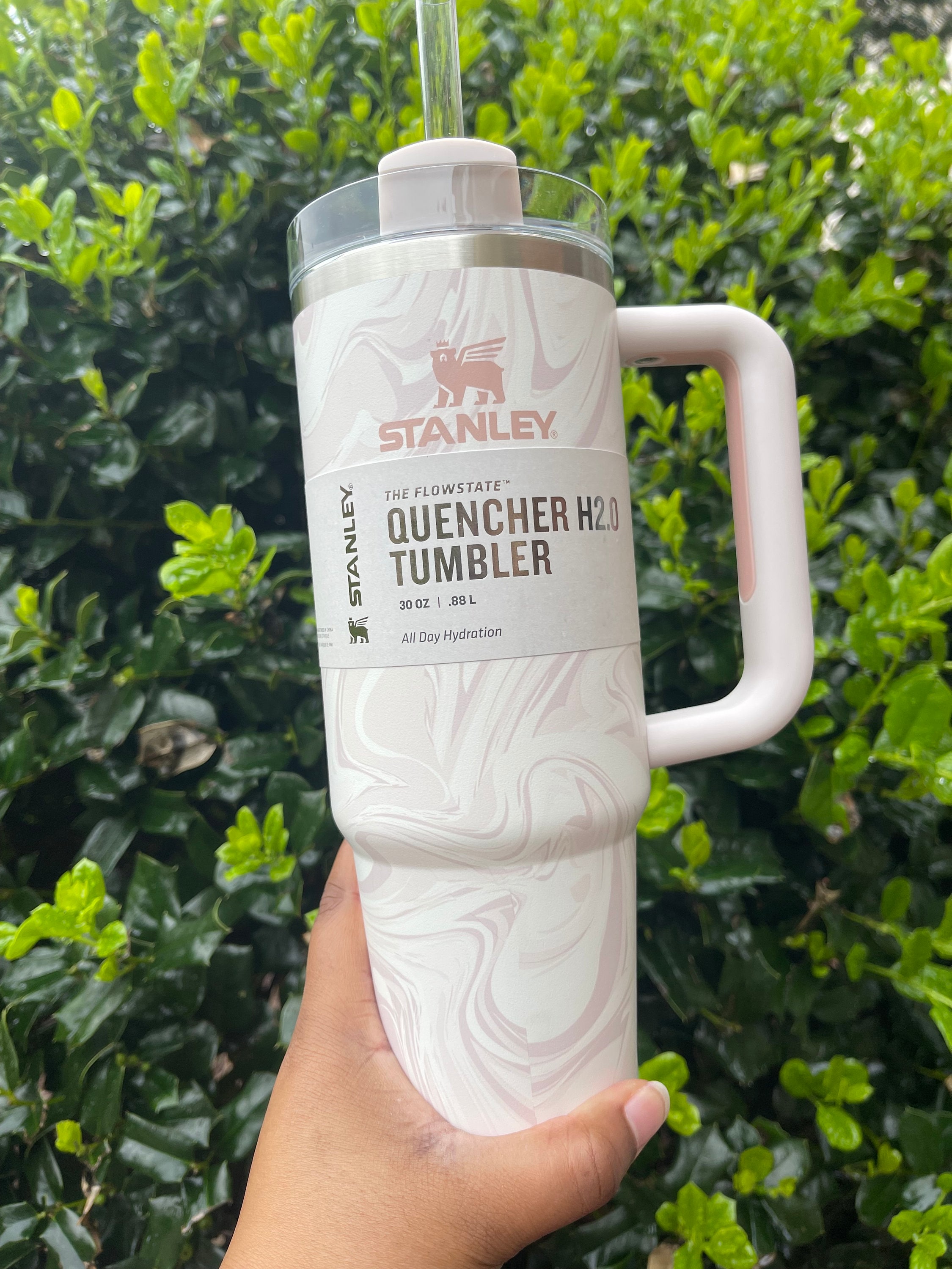 The Quencher H2.0 Flowstate Tumbler | 30 OZ Rose Quartz