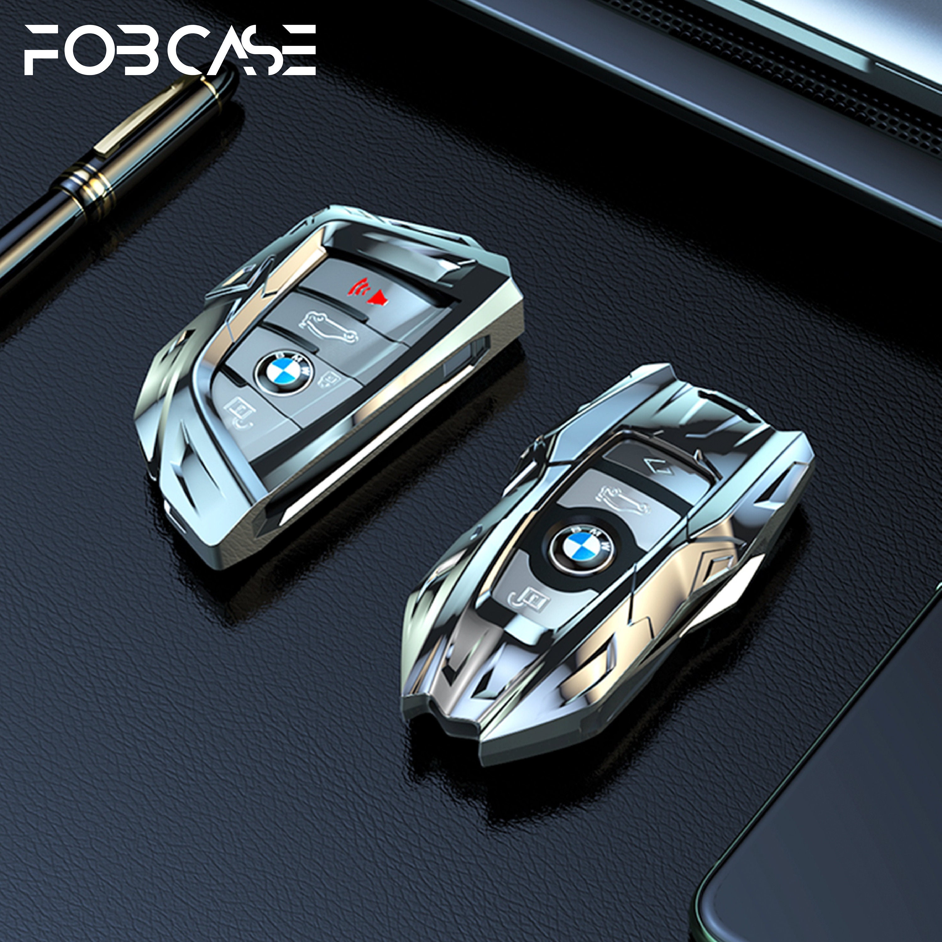 BMW Key Fob Case in Zinc Alloy 1 2 3 4 5 6 7 Series X1 X2 X3 Etsy