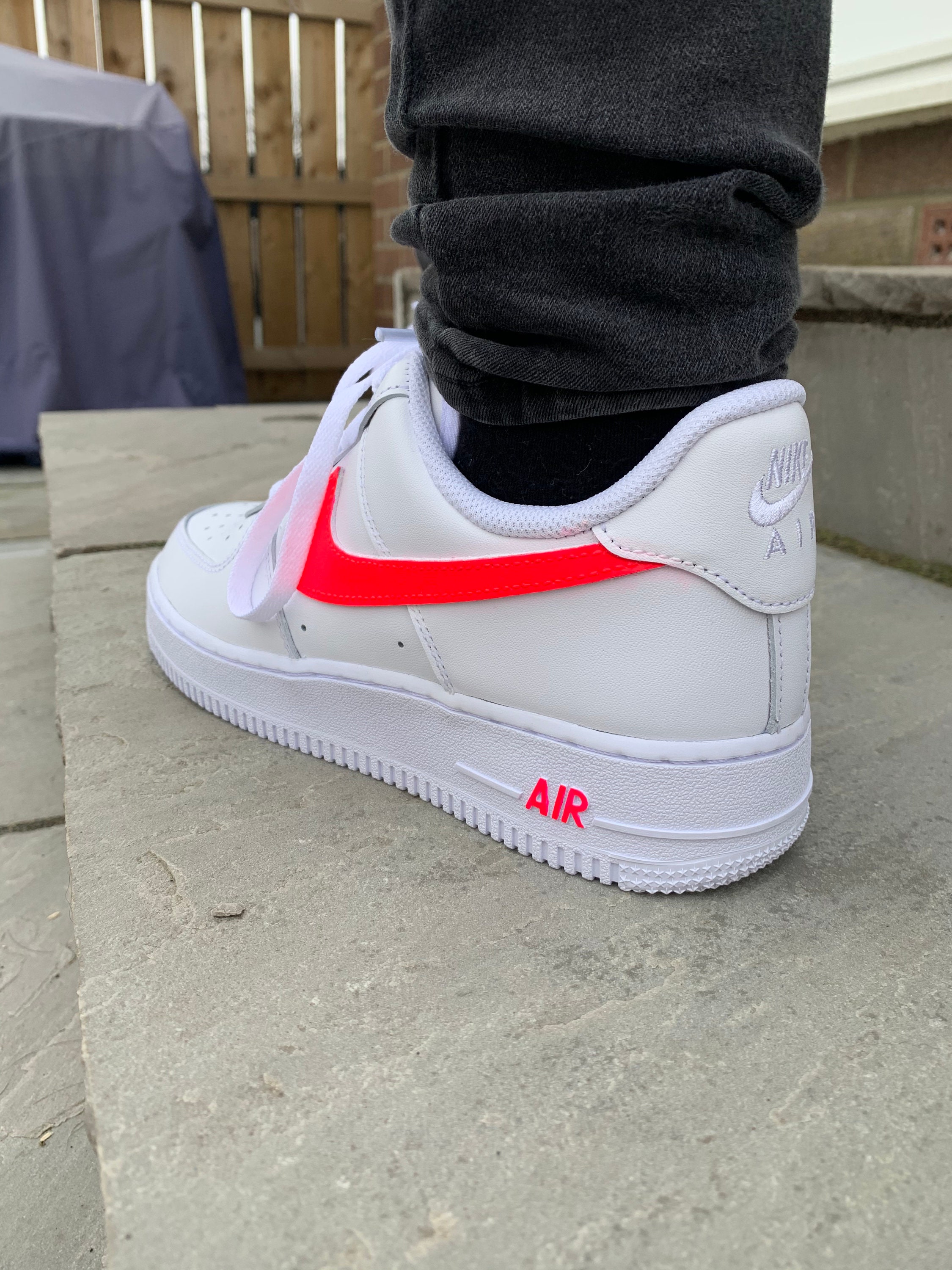 Custom Nike Air Force 1 '07 Coloured Tick | Etsy