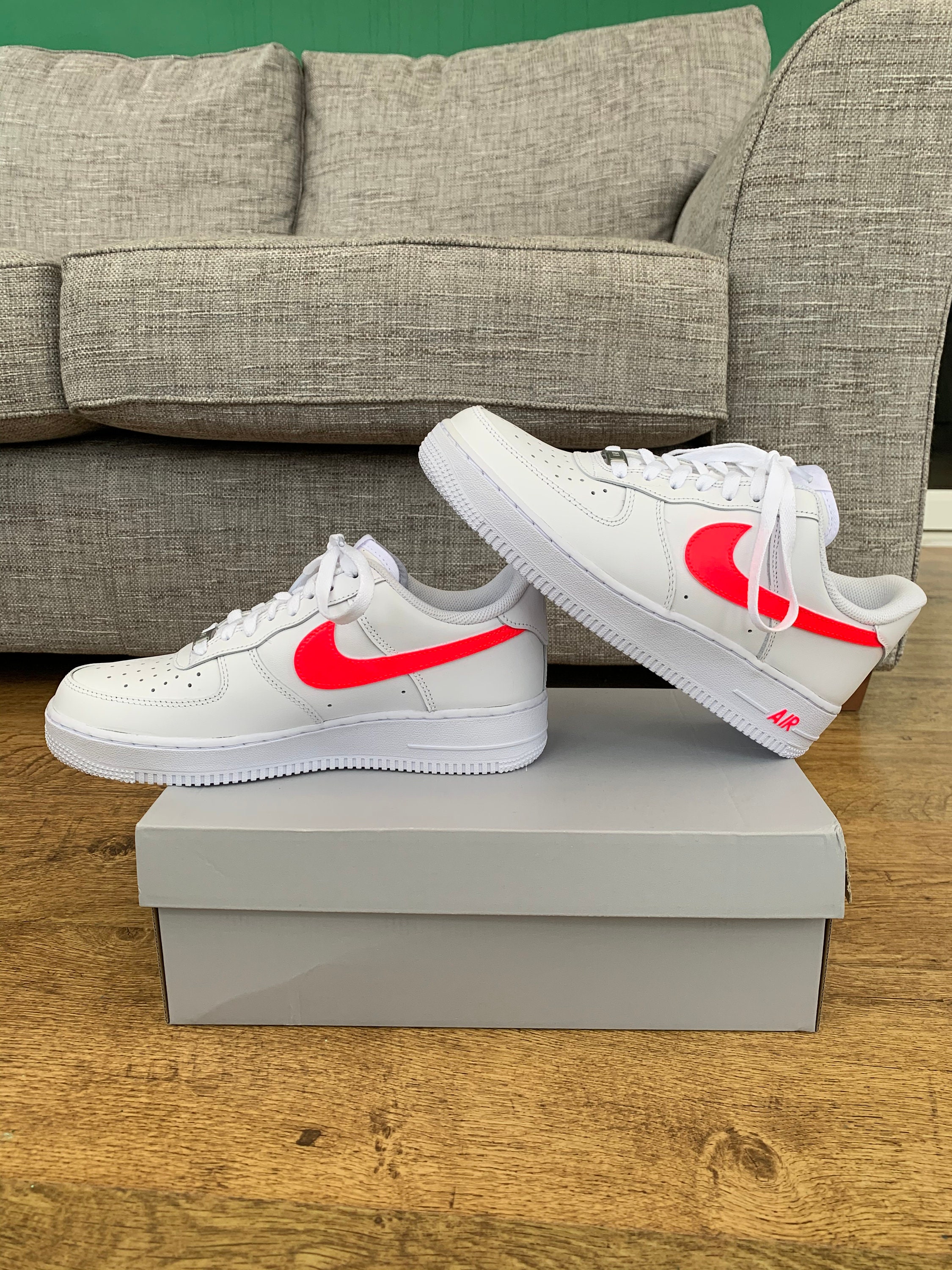Custom Nike Air Force 1 '07 Coloured Tick | Etsy