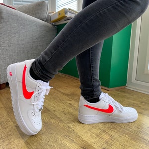 coloured tick air force 1