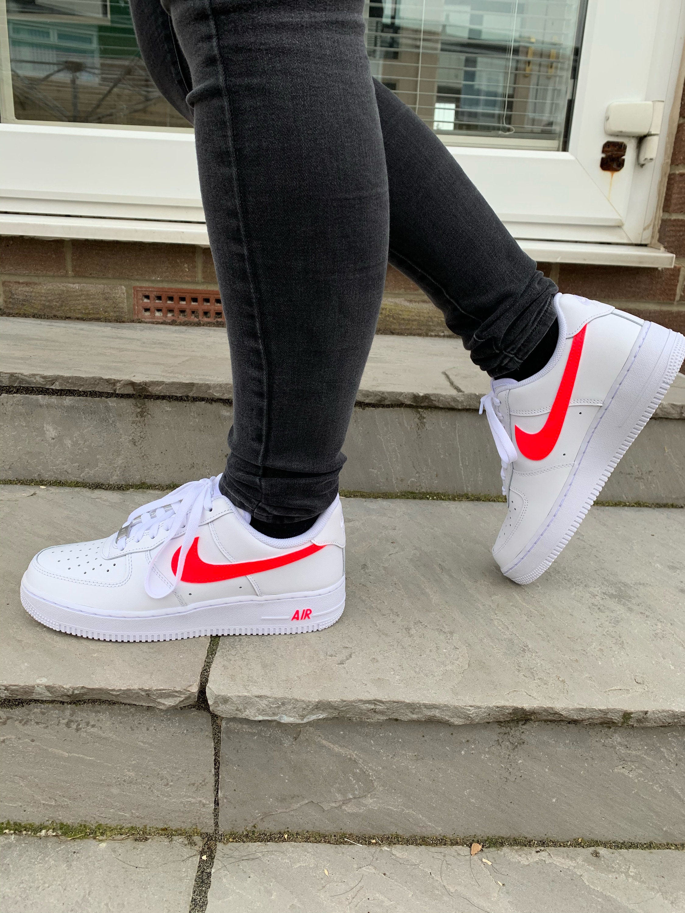 Custom Nike Air Force 1 '07 Coloured Tick | Etsy