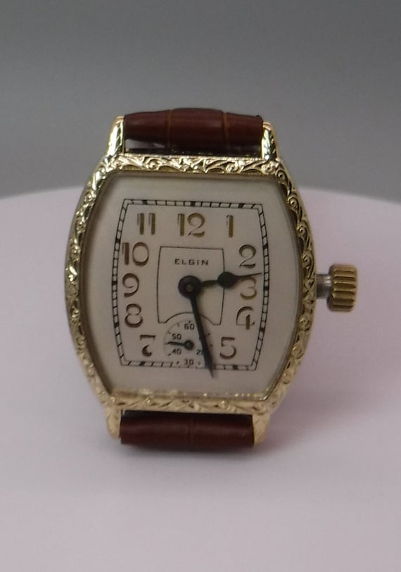 Amazing Elgin 1928 15 Jewel Art Deco wristwatch