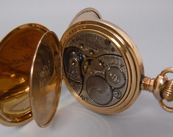 Elgin Extra Fancy Dial With Extra Fancy Multi-color Hunter Case