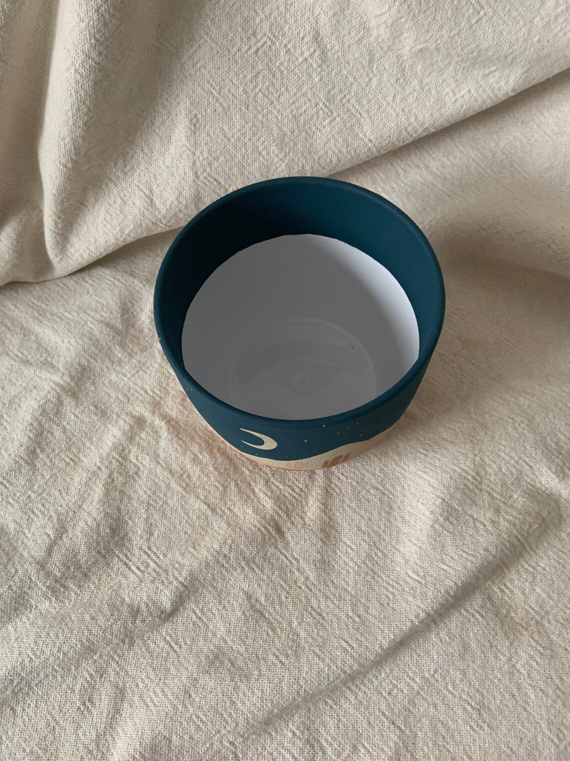 Hand Painted Indoor Plant Pot No Drainage 4 Sizes Matte Etsy UK