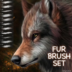 Fur Brush Set for Procreate!