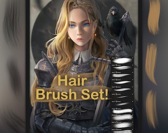 Hair Brush Set for Procreate!
