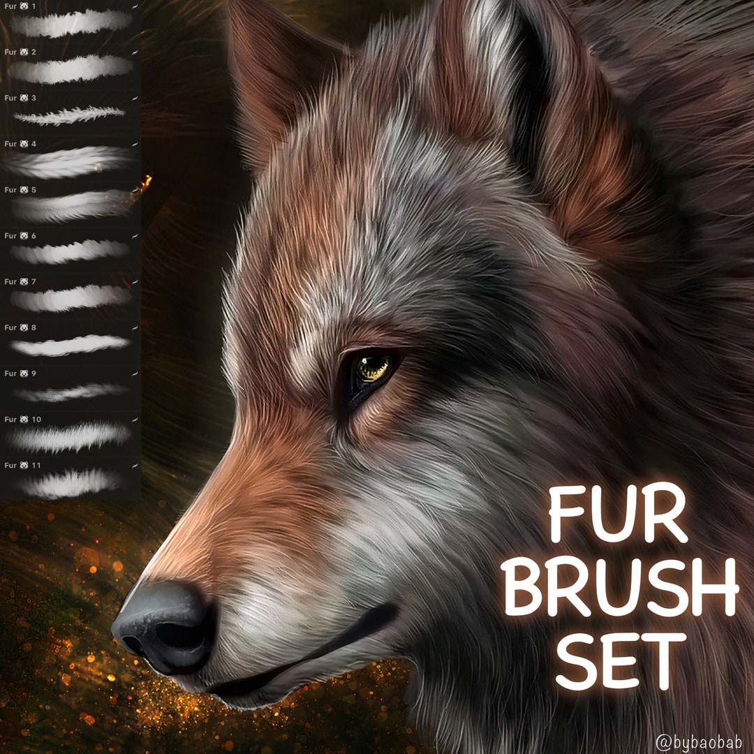 Mastering Fur Textures: Essential Brushes for Realistic Animal Artwork –  Trekell Art Supplies