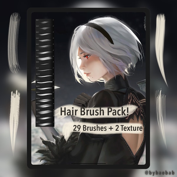 Pack de brosses à cheveux + texture pour procréer !