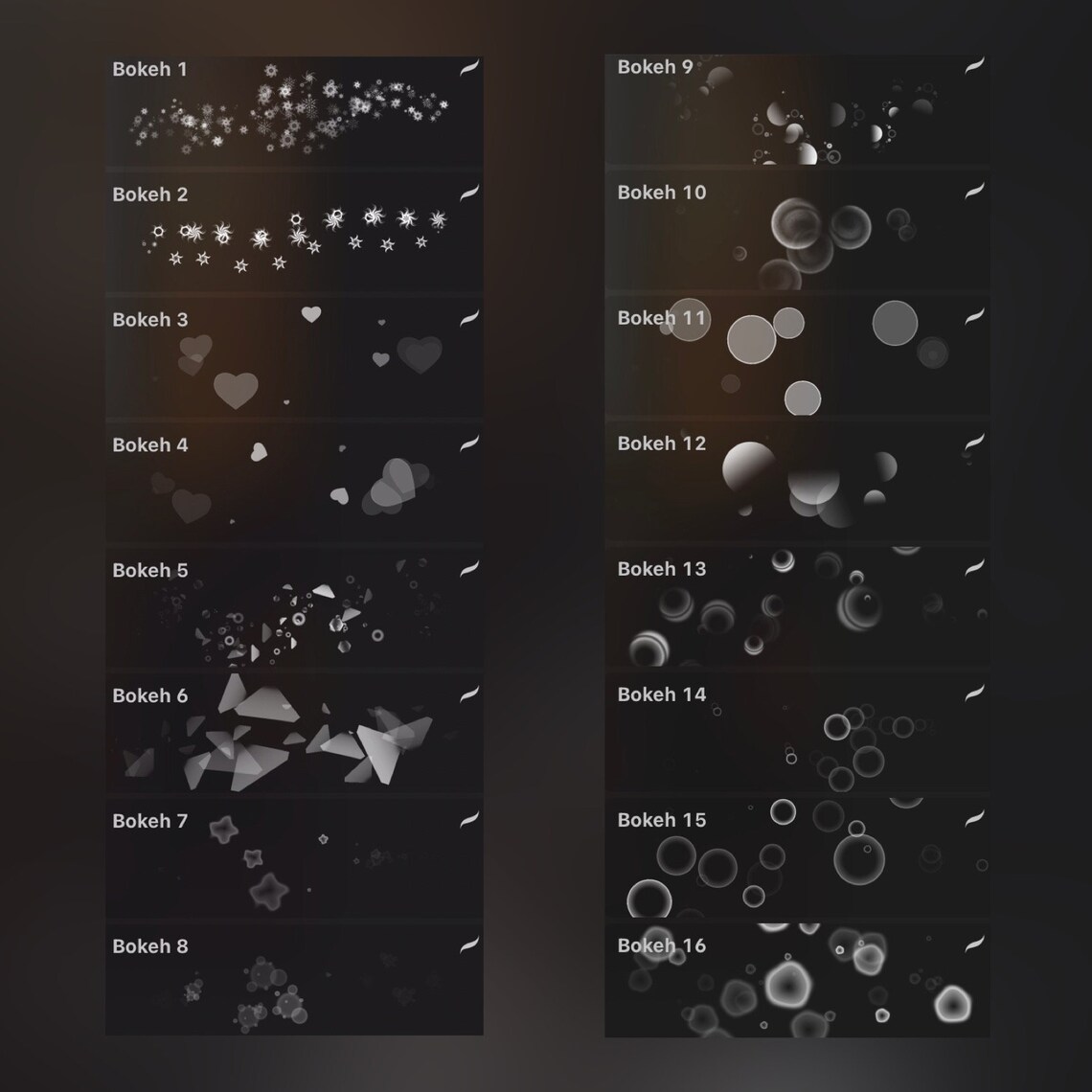 Deluxe Bokeh Brush Set for Procreate! - Etsy