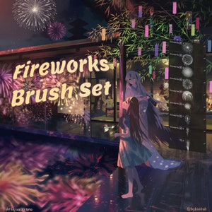 Feuerwerk Pinsel Set für Procreate!