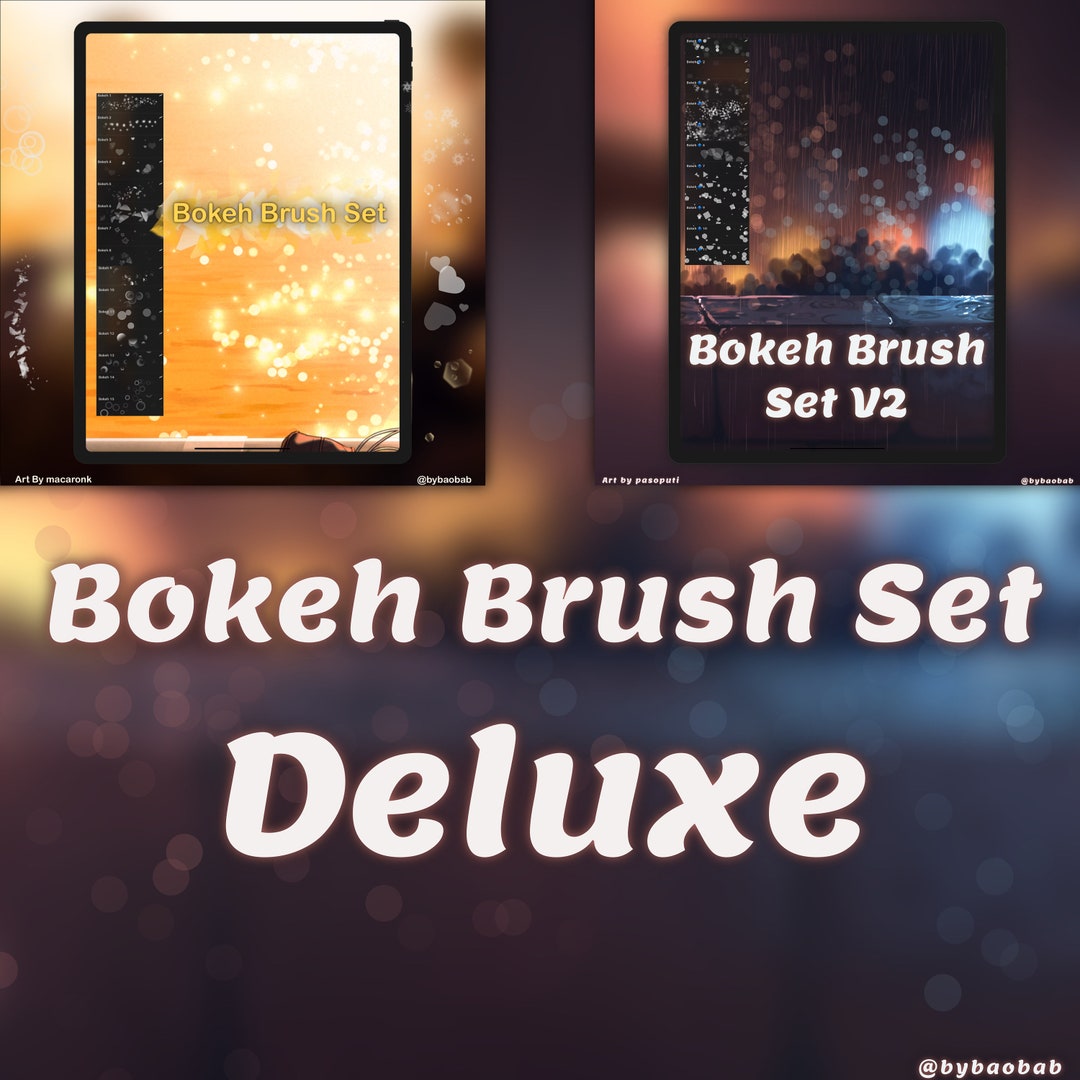 Deluxe Bokeh Brush Set for Procreate! - Etsy