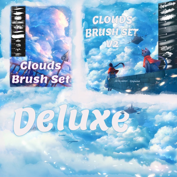 Deluxe Clouds Brush Set for Procreate!