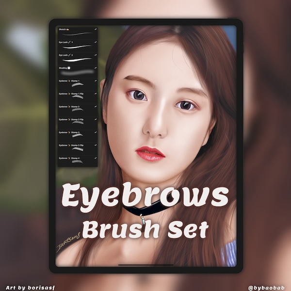 Eyebrows Brush Set for Procreate!