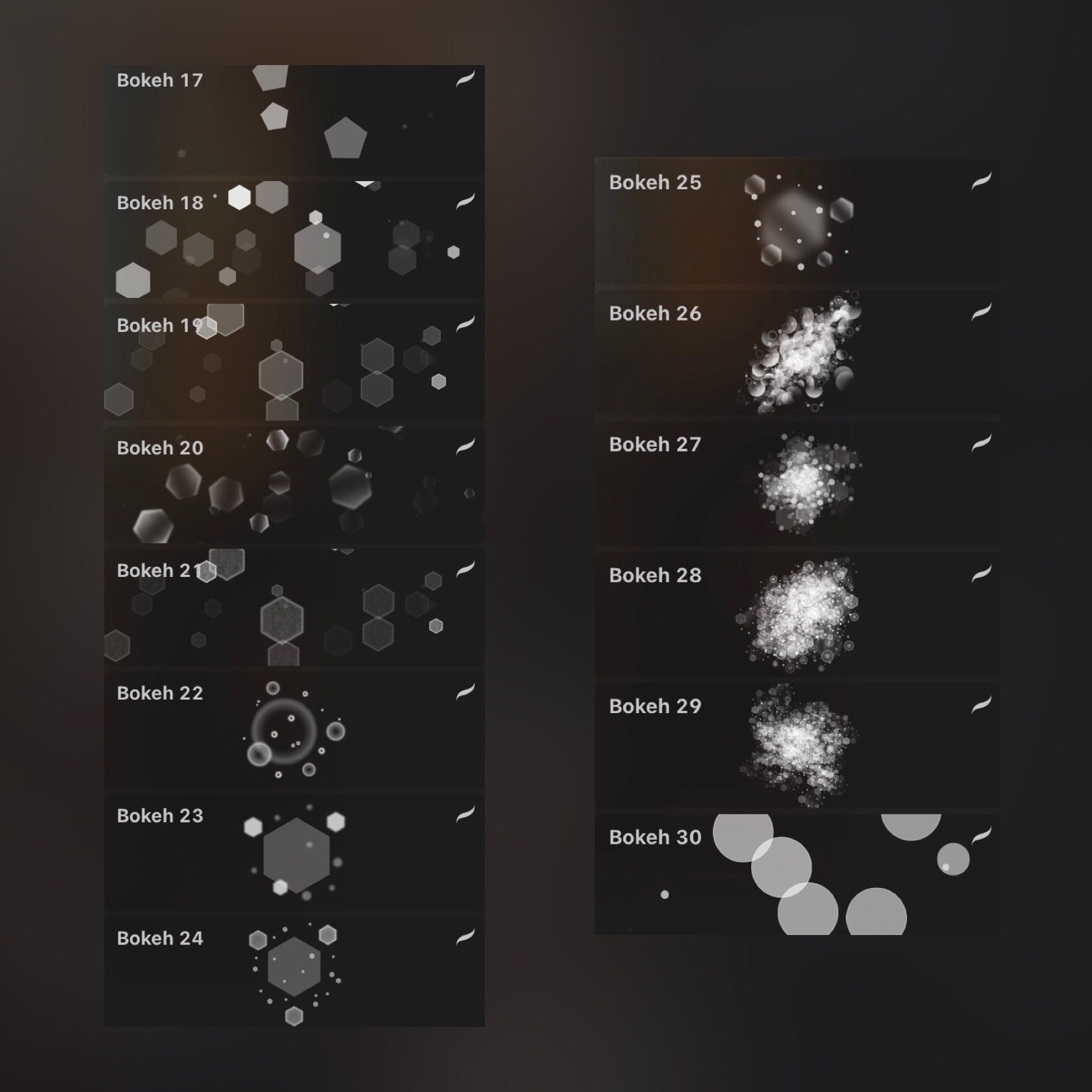 Deluxe Bokeh Brush Set for Procreate! - Etsy