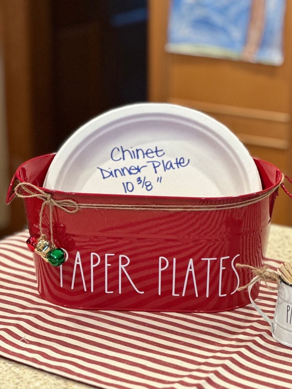Paper plate storage container hotsell