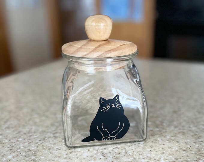 The Fat Cat Treat Holder for Cats Etsy