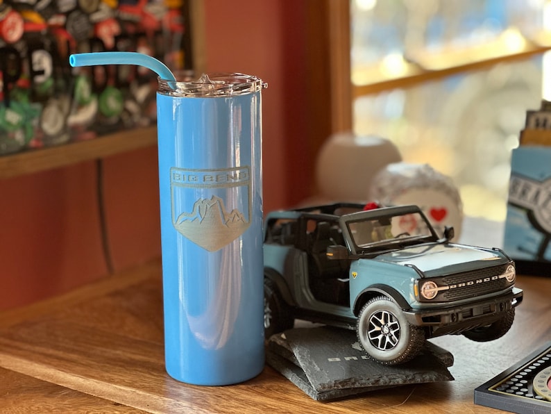 Ford Bronco Laser Engraved Trim Level Badges Tumbler Etsy
