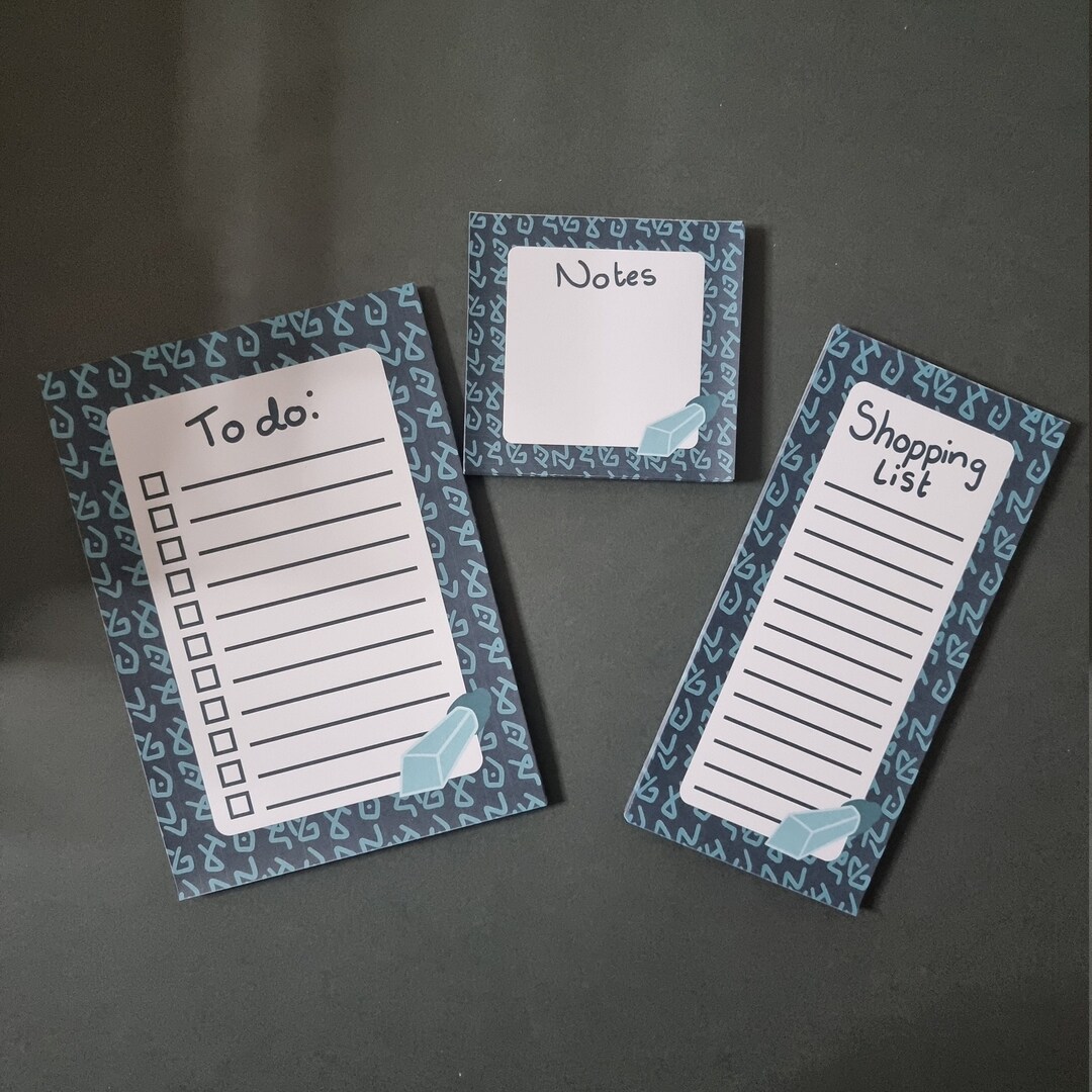 Crystal Notepad Magical Notepad to Do List Shopping List Etsy