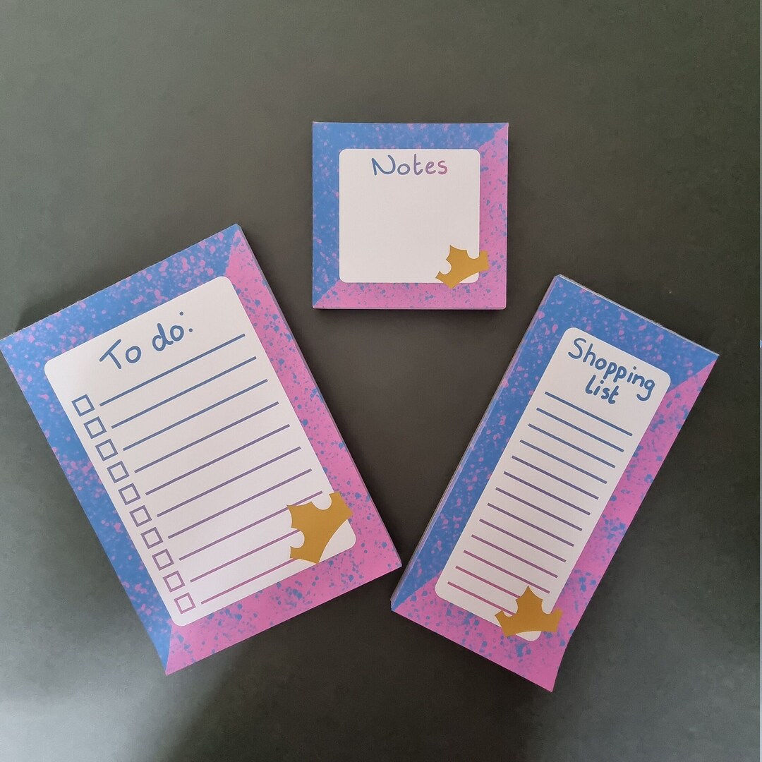 Princess Notepad Magical Notepad to Do List Shopping Etsy