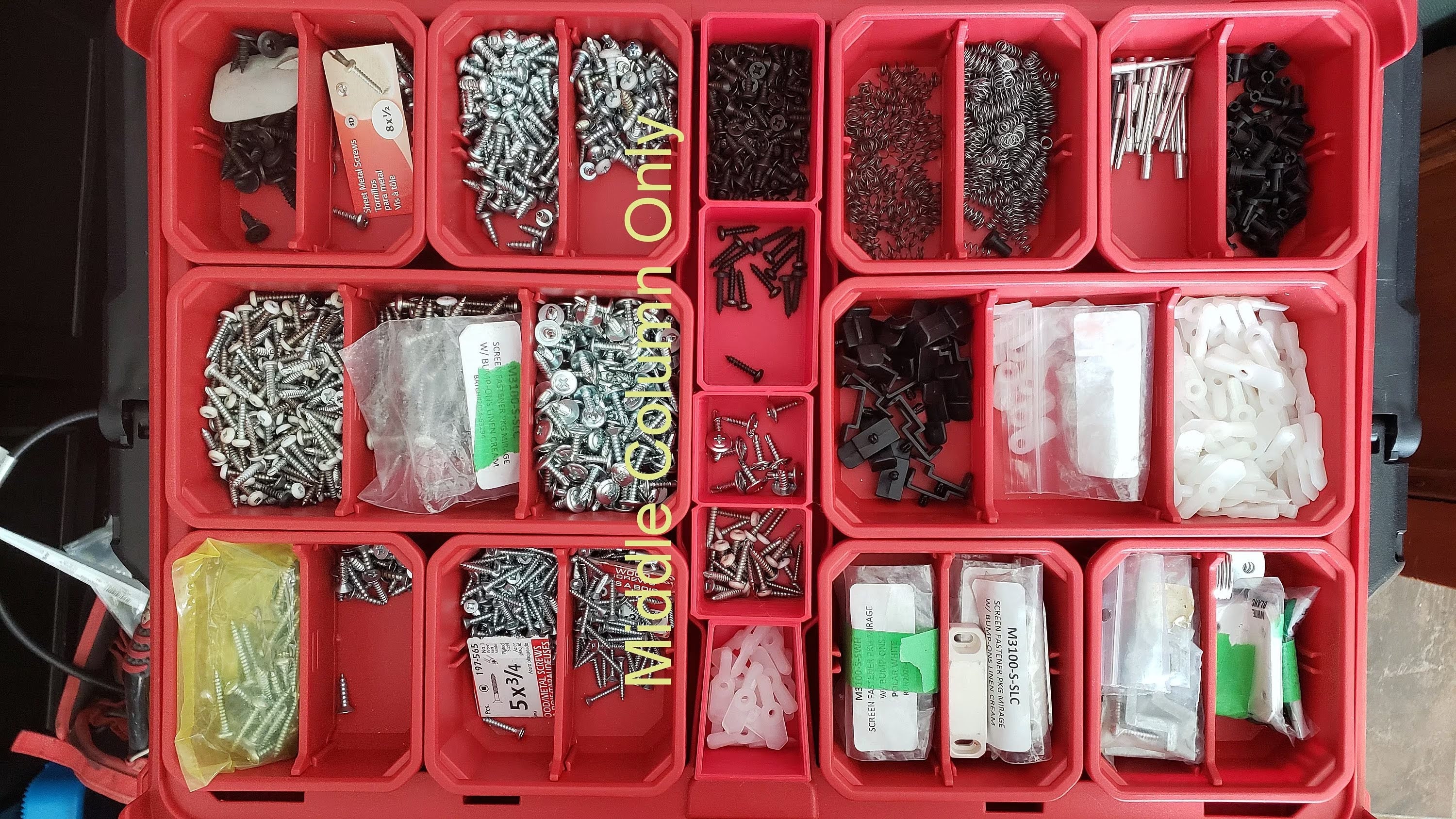 Milwaukee Packout LOW Profile 48 22 8431 3D Printed Middle Compartments in Red or Black Etsy UK