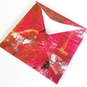 SQUARE ENVELOPE TEMPLATE 4.75x4.75", template and 4 designs for junk journals, scrapbooks, package tags, gift cards