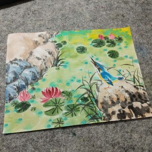 Original chinesische Malerei Zufallsmotiven