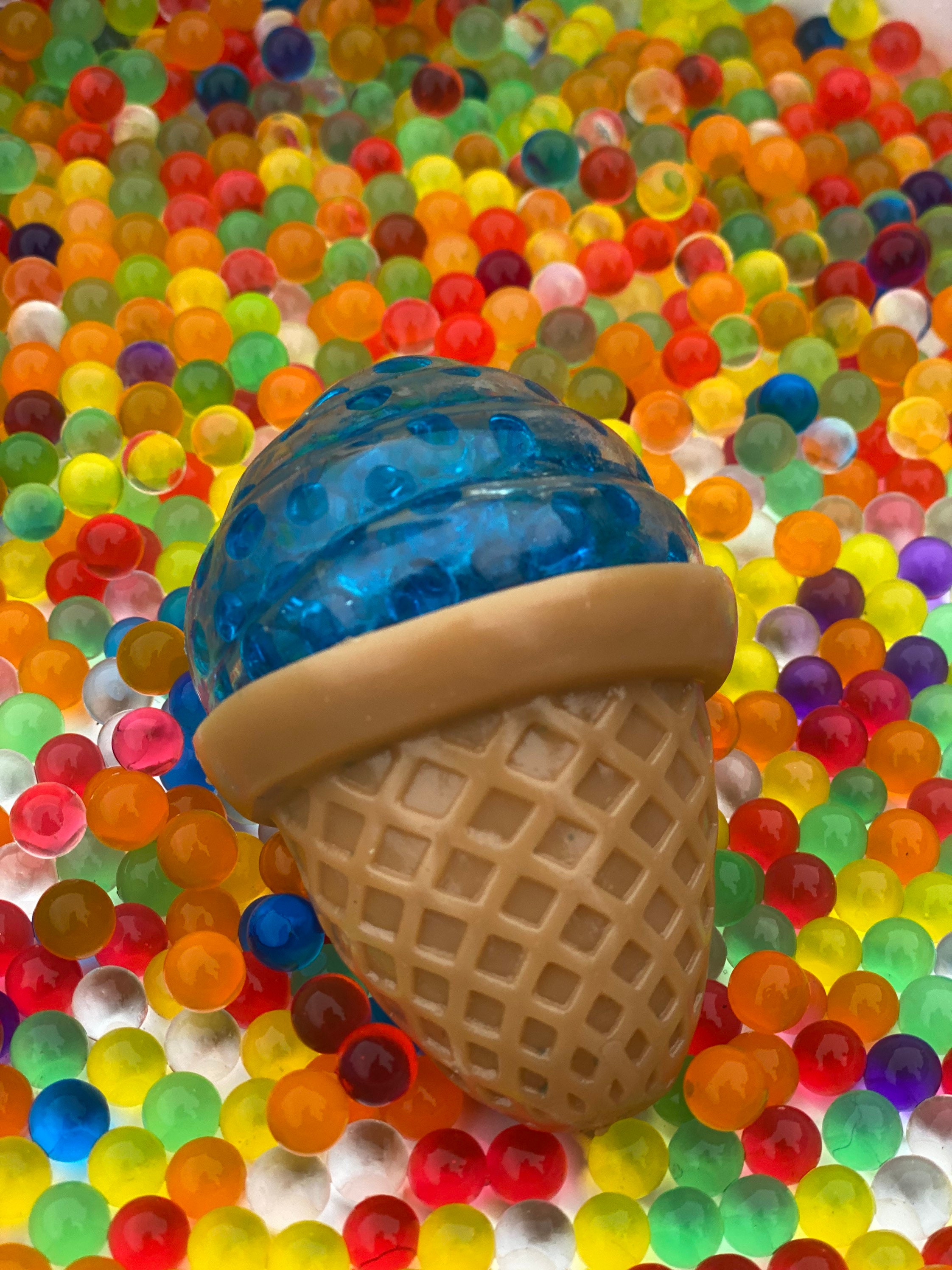 Squishy sensory bead ice cream toy fidget beads Etsy