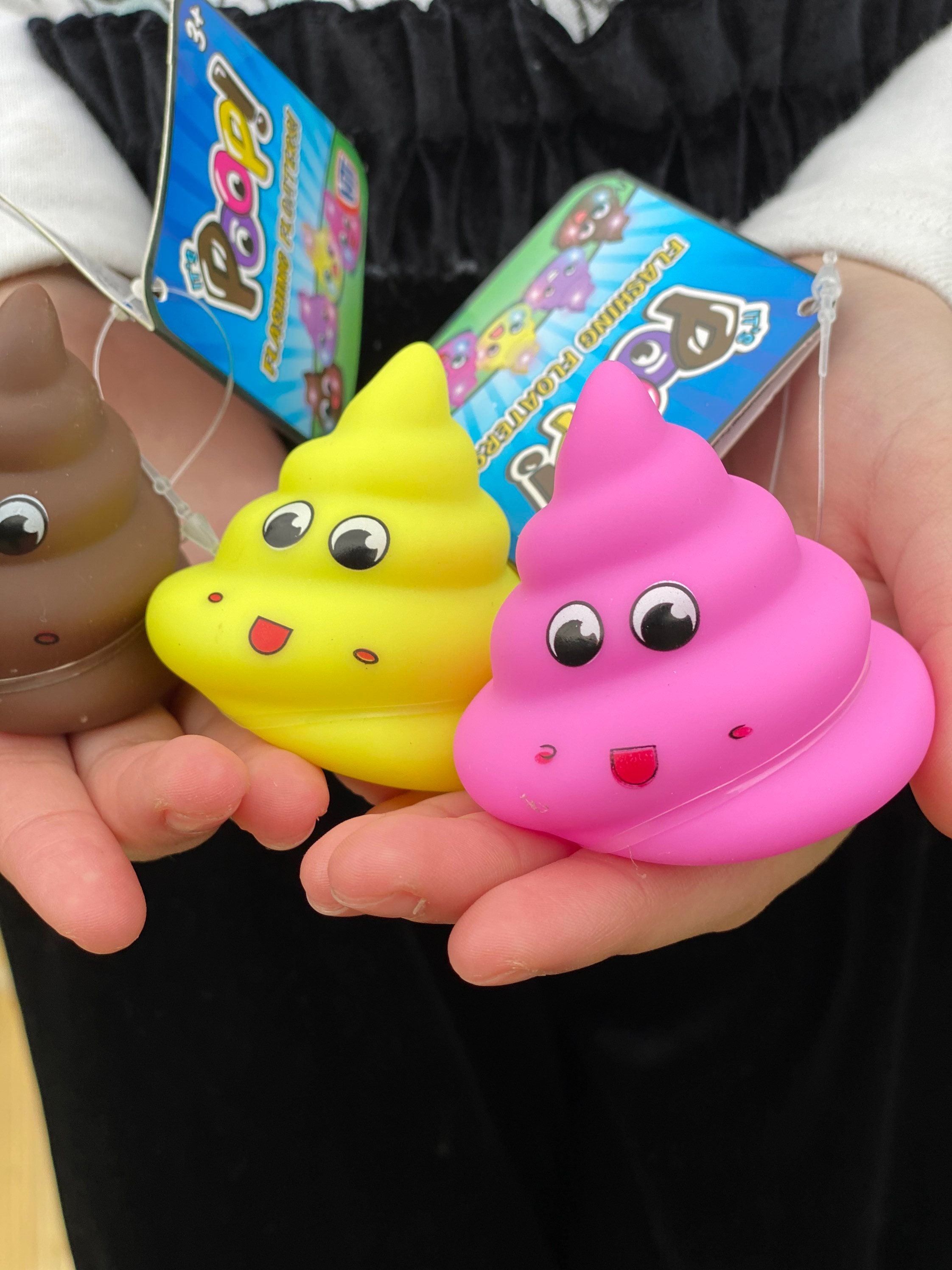 Flashing floaters poop bath toy sensory toy pocket money Etsy