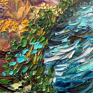 Zion National Park Canvas Oil Painting Custom Southwestern Utah Mountains Landscape Canyon Artwork (20x24) image 8