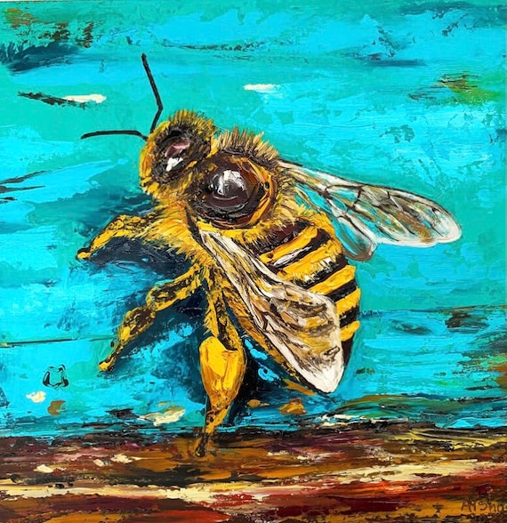 Bee artwork best sale