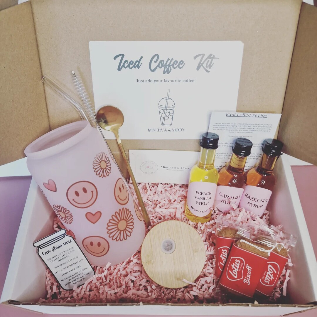 Iced Coffee Kits Iced Coffee Gift Set Coffee Lovers Dream Etsy