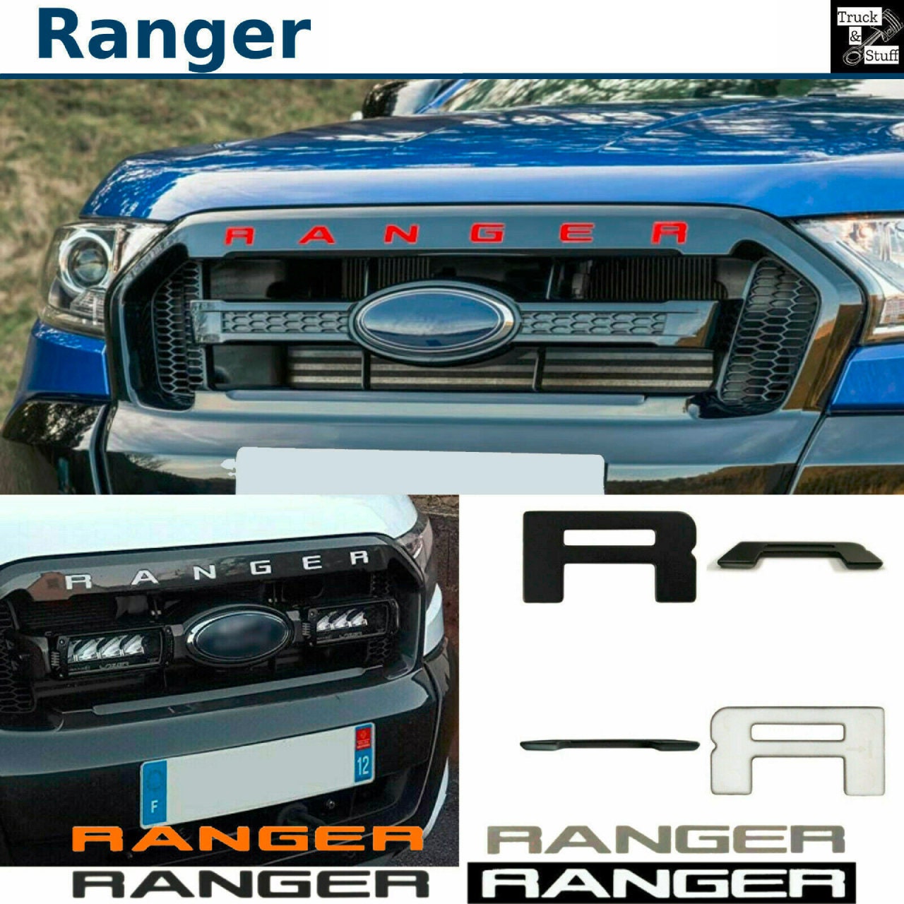 Für 2019-2023 Ford Ranger Raptor Grill Stoßstange Germany