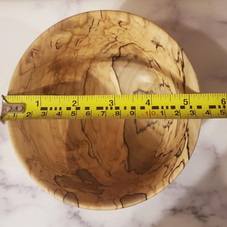 Homemade Handturned Spalted Maple Wood Bowl Table Decor Gift Etsy